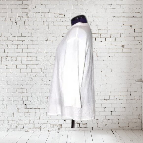 Analogy Woman Button Front Gauze Style Blouse Plus Size 2X - Picture 3 of 6